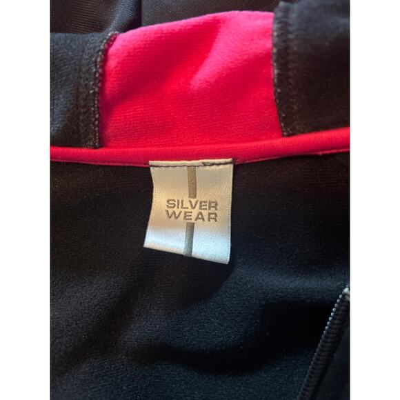 VGUC Silver Wear 2 Piece Track Suit Jacket/Pants Jacket size Large Pants size Sm - Picture 3 of 7